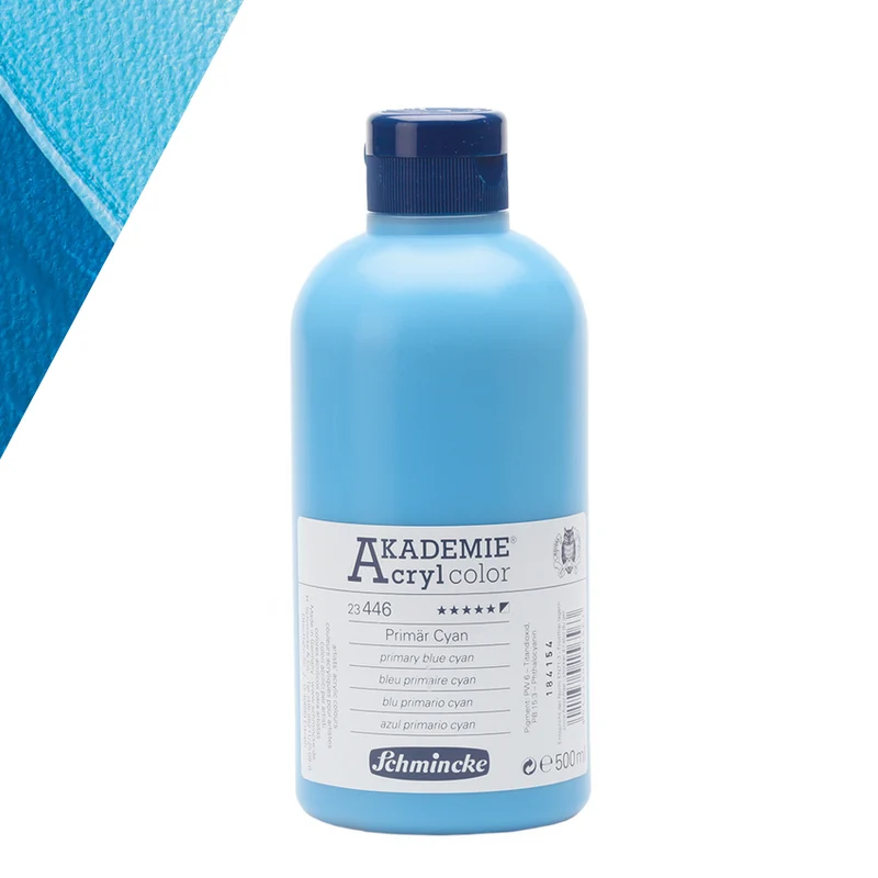 Schmincke | AKADEMIE Acryl color Acrylfarbe 500ml Flaschen