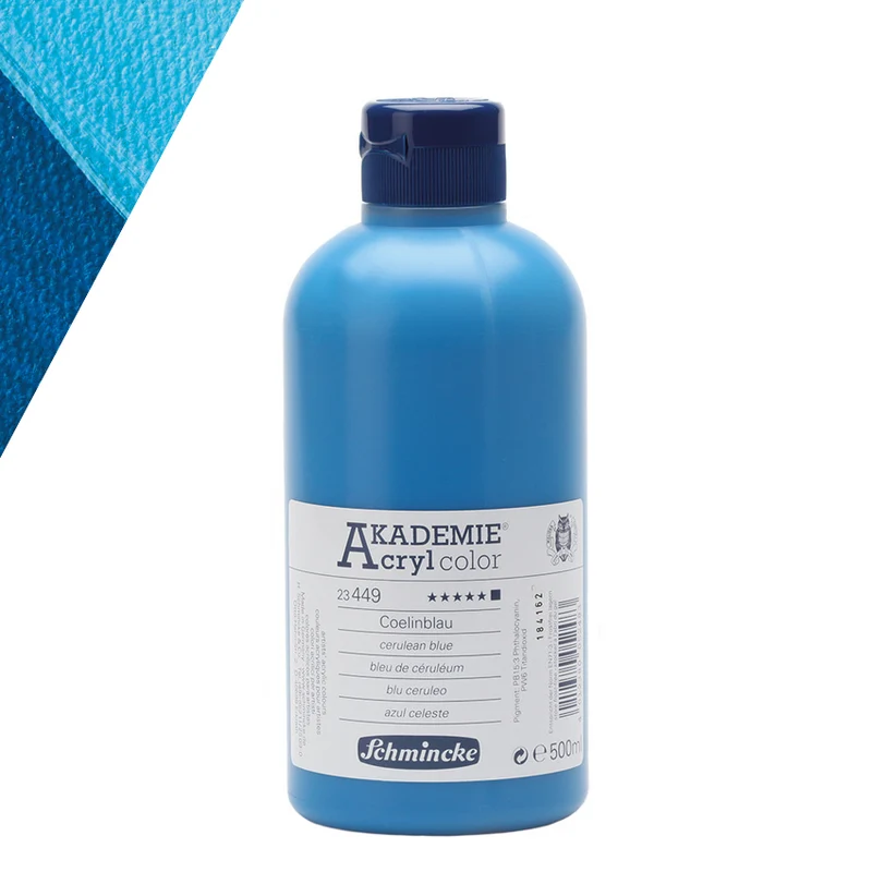 Schmincke | AKADEMIE Acryl color Acrylfarbe 500ml Flaschen