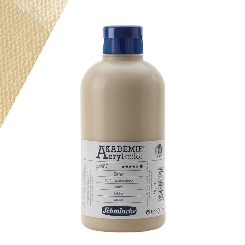 Schmincke | AKADEMIE Acryl color Acrylfarbe 500ml Flaschen