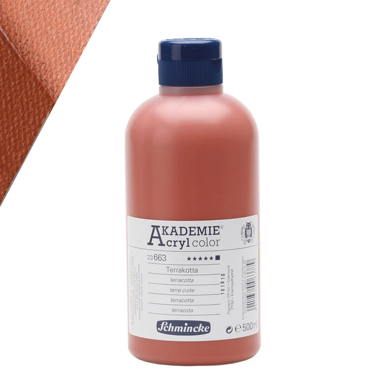 Schmincke | AKADEMIE Acryl color Acrylfarbe 500ml Flaschen