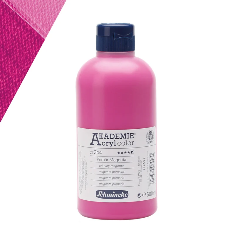 Schmincke | AKADEMIE Acryl color Acrylfarbe 500ml Flaschen