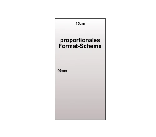 Bespannte Keilrahmen SONDERFORMATE (Seitenverhältnis 1:2) - MANUFAKTUR/INDUSTRIE