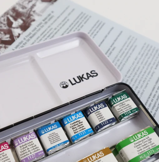 Lukas Aquarell 1862 Jubiläumsset (16 halbe & 2 ganze Näpfchen)