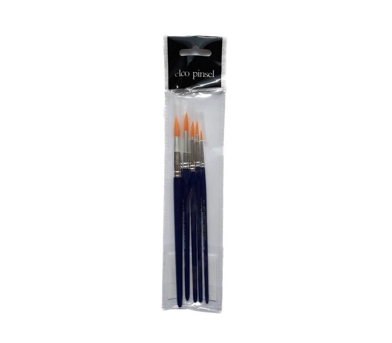 ELCO Pinselset ACRYL/AQUARELL rund (5 Pinsel)
