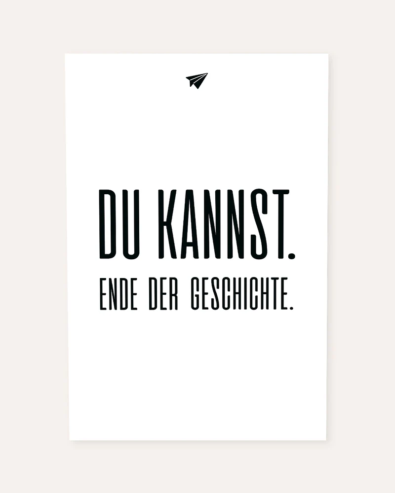 Du kannst - Poster
