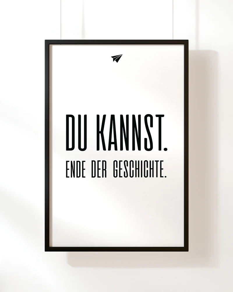 Du kannst - Poster