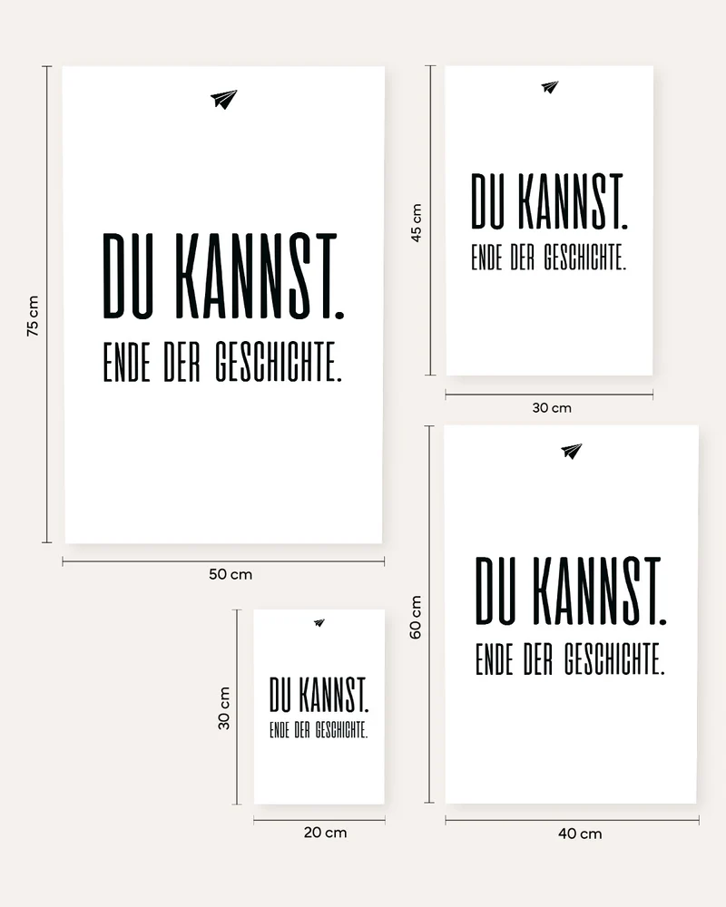 Du kannst - Poster