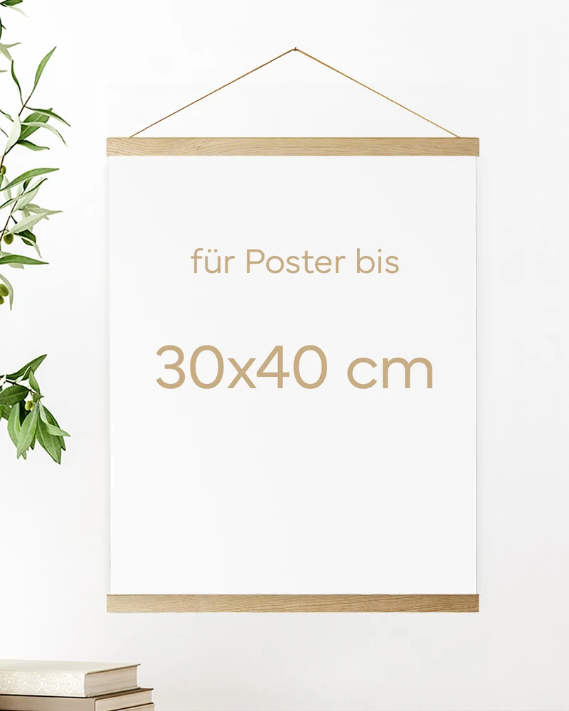Posterleiste 30x40 cm Eiche