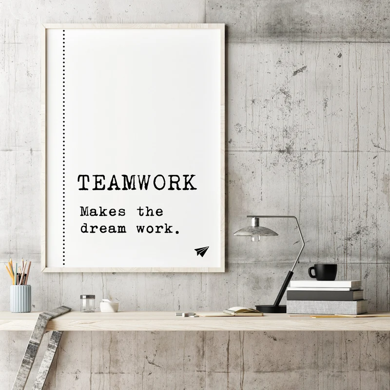 Teamwork makes the Dream work - Poster
