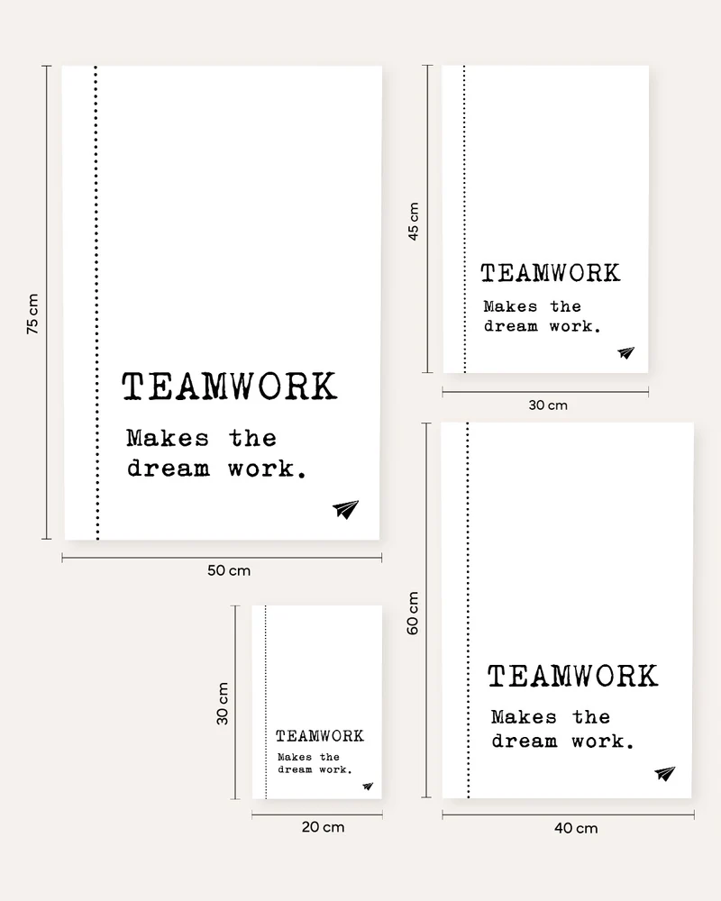 Teamwork makes the Dream work - Poster
