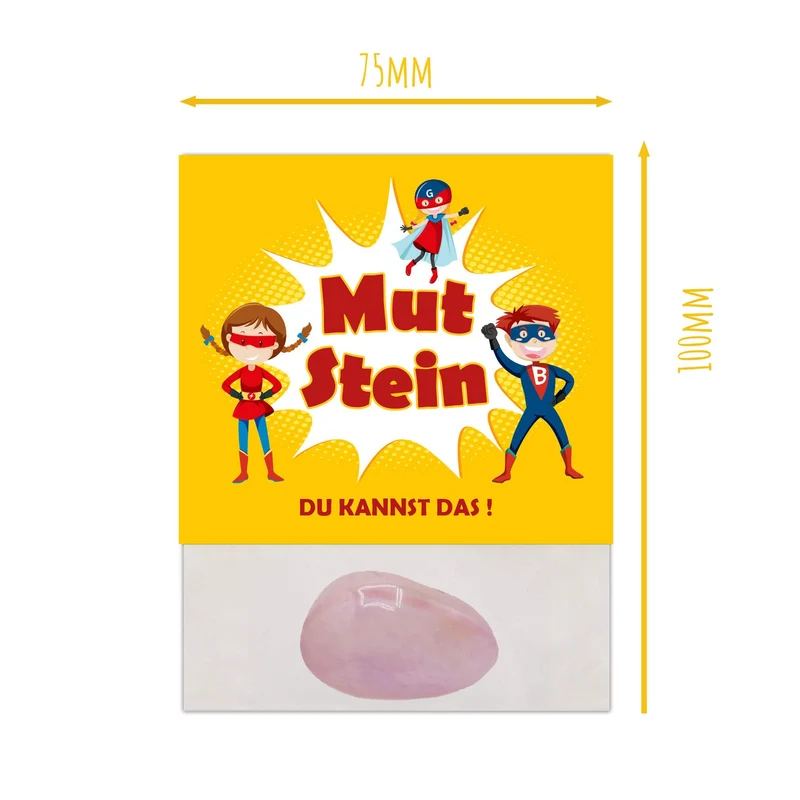 8er Set Mutmachstein