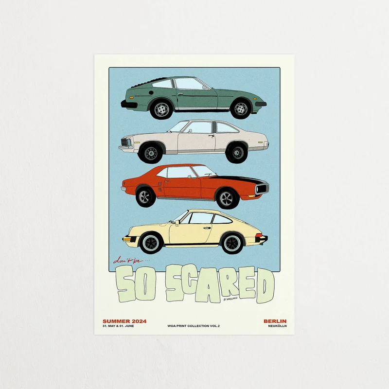 SO SCARED exhibition poster