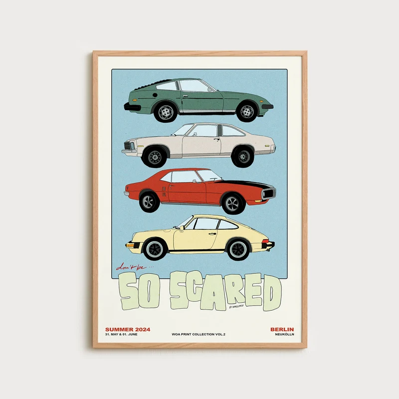 SO SCARED exhibition poster