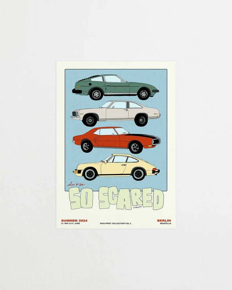 SO SCARED exhibition poster