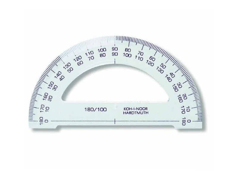 KOH-I-NOOR | Winkelmesser Transporteur 180 Grad 100 mm