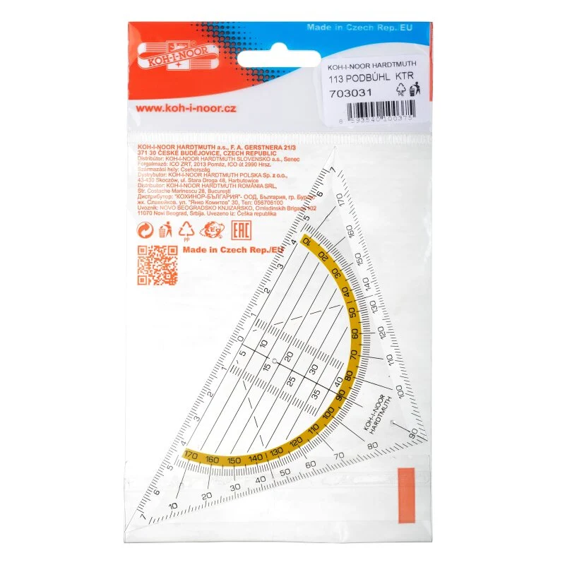 KOH-I-NOOR | Geodreieck 14 cm transparent
