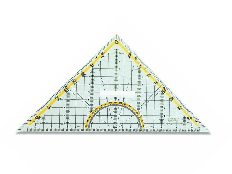 KOH-I-NOOR | Geodreieck 22cm transparent