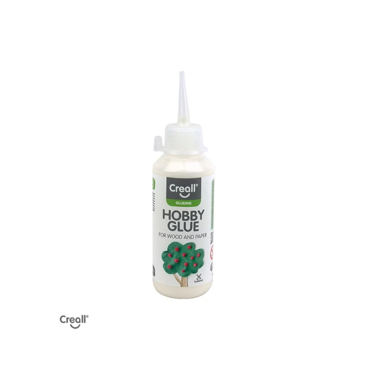 Creall | Hobby Glue - Weisser Bastelleim Stark haftend & Schnelltrocknend