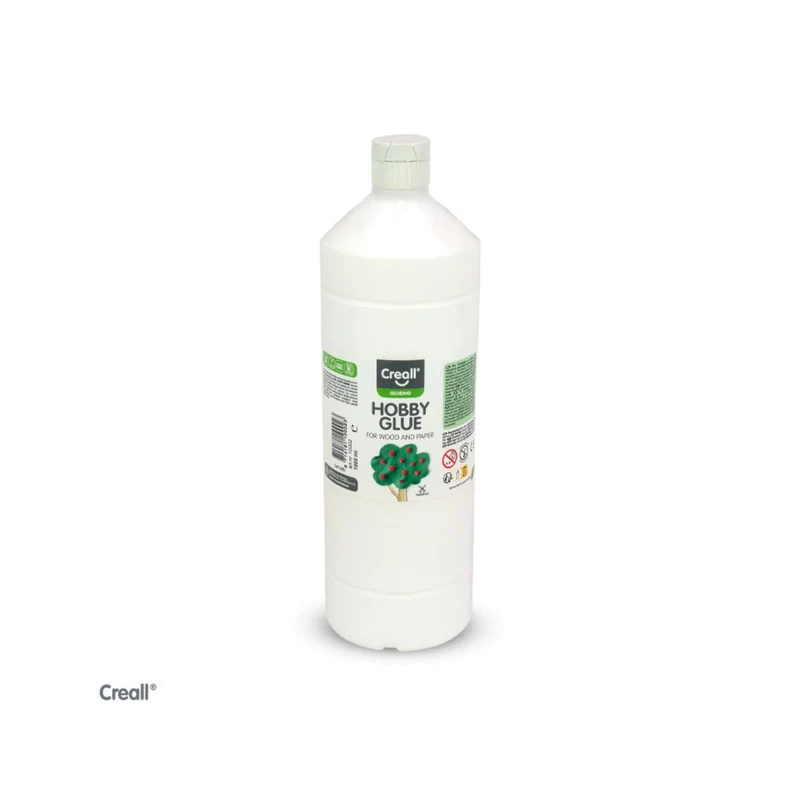 Creall | Hobby Glue - Weisser Bastelleim Stark haftend & Schnelltrocknend
