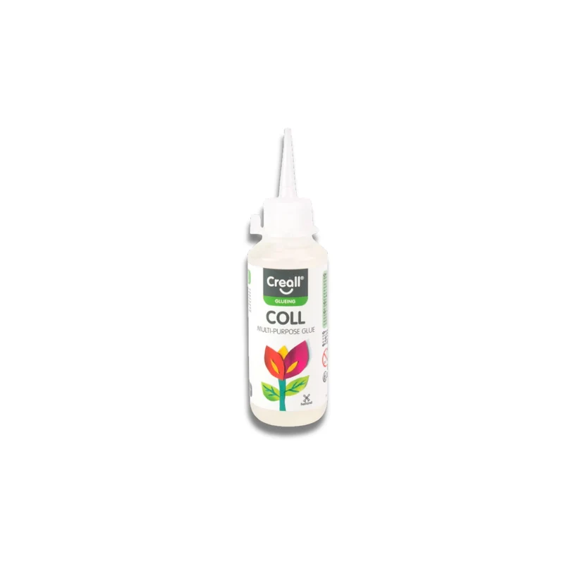 Creall | Glueing Coll Vielseitiger Bastelleim Transparent, Stark haftend & wasserbasiert