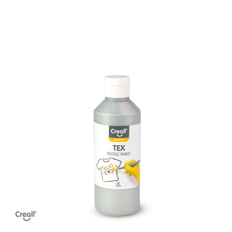 Creall | Tex Stoffmalfarbe 250 ml Gebrauchsfertig, lichtecht, waschbar bis 30 °C für Natur- & Synthetikstoffe
