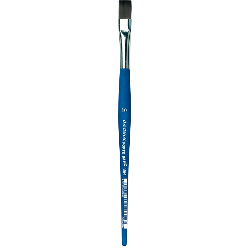 da Vinci | FORTE BASIC Synthetikpinsel Flach 394 für Kindergarten, Schule & Hobby Serie 394