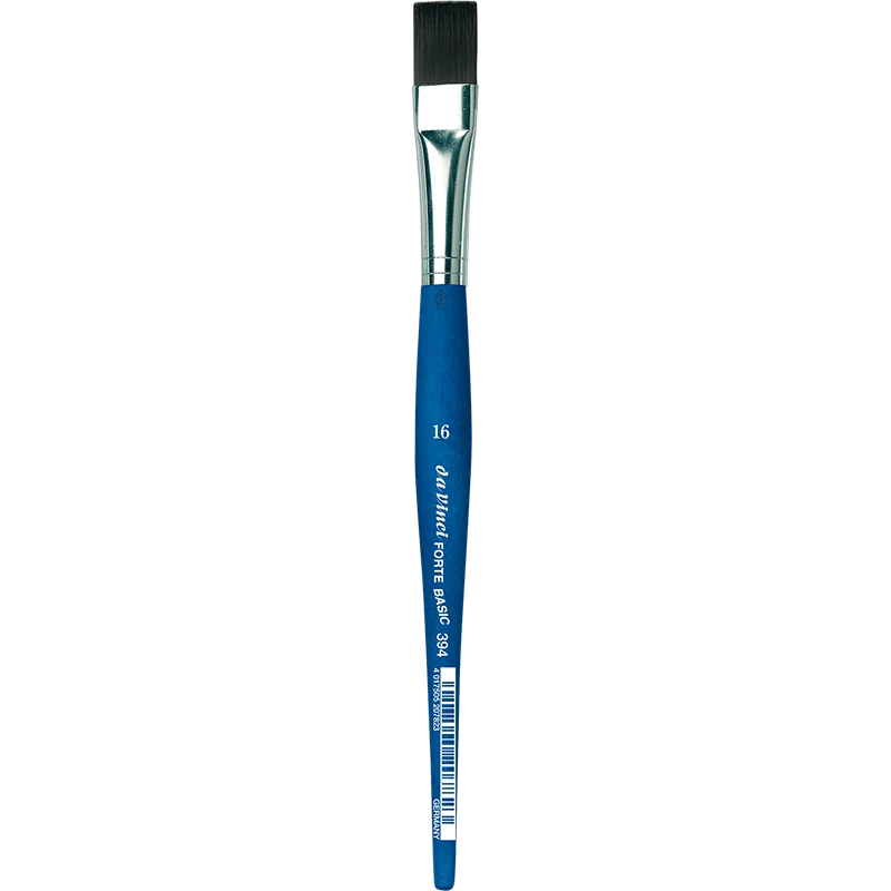 da Vinci | FORTE BASIC Synthetikpinsel Flach 394 für Kindergarten, Schule & Hobby Serie 394