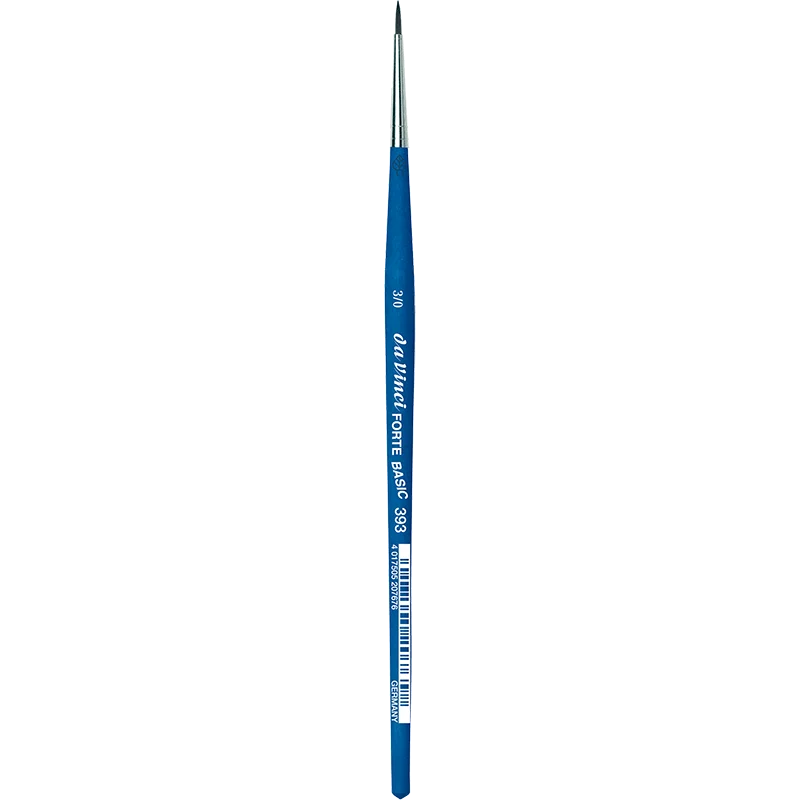 Synthetikpinsel Rund | da Vinci FORTE BASIC 393 Synthetikpinsel für Kindergarten, Schule & Hobby Serie 393