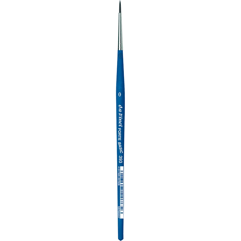 Synthetikpinsel Rund | da Vinci FORTE BASIC 393 Synthetikpinsel für Kindergarten, Schule & Hobby Serie 393