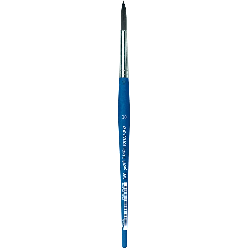 Synthetikpinsel Rund | da Vinci FORTE BASIC 393 Synthetikpinsel für Kindergarten, Schule & Hobby Serie 393
