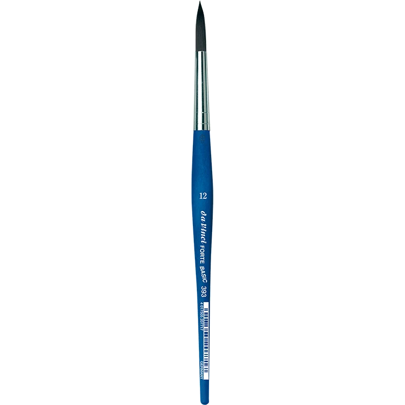 Synthetikpinsel Rund | da Vinci FORTE BASIC 393 Synthetikpinsel für Kindergarten, Schule & Hobby Serie 393