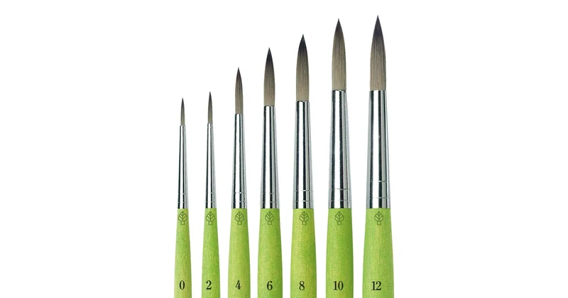da Vinci | FIT Synthetics Synthetikpinsel Rund 373 für Schule, Hobby & feine Maltechniken Serie 373