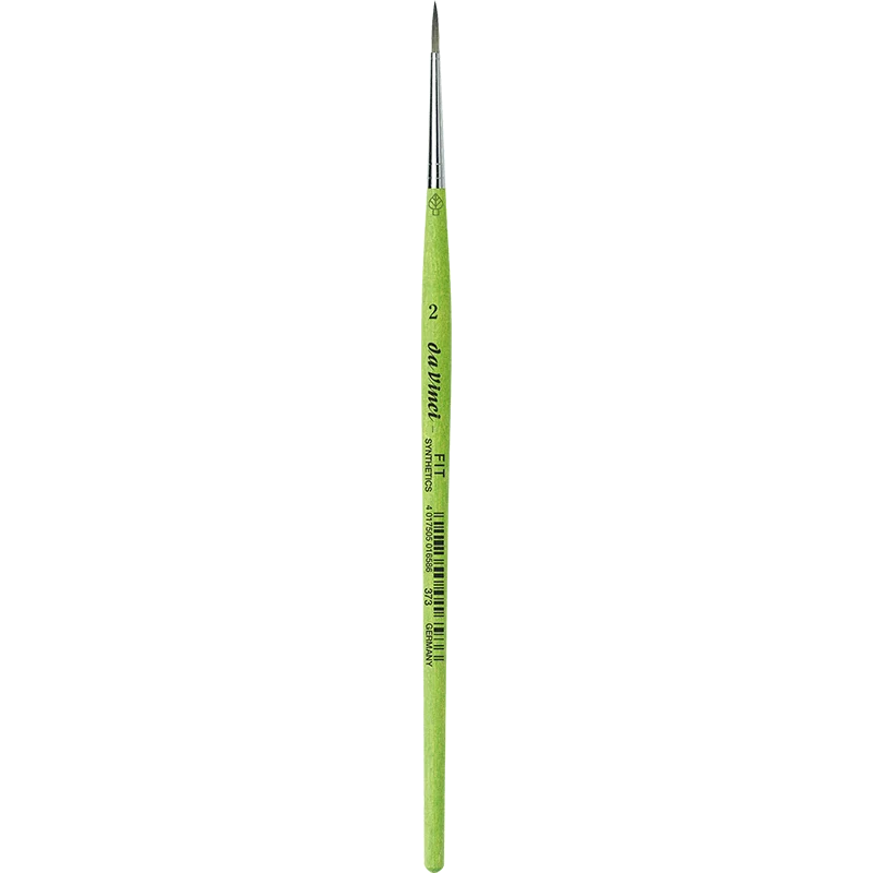 da Vinci | FIT Synthetics Synthetikpinsel Rund 373 für Schule, Hobby & feine Maltechniken Serie 373