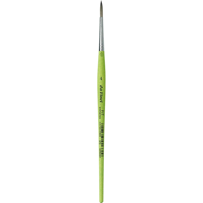 da Vinci | FIT Synthetics Synthetikpinsel Rund 373 für Schule, Hobby & feine Maltechniken Serie 373