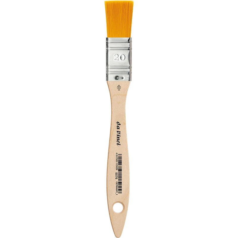 da Vinci | JUNIOR Synthetics Synthetikpinsel Breit 5076 für Schule, Kindergarten & Hobby Serie 5076