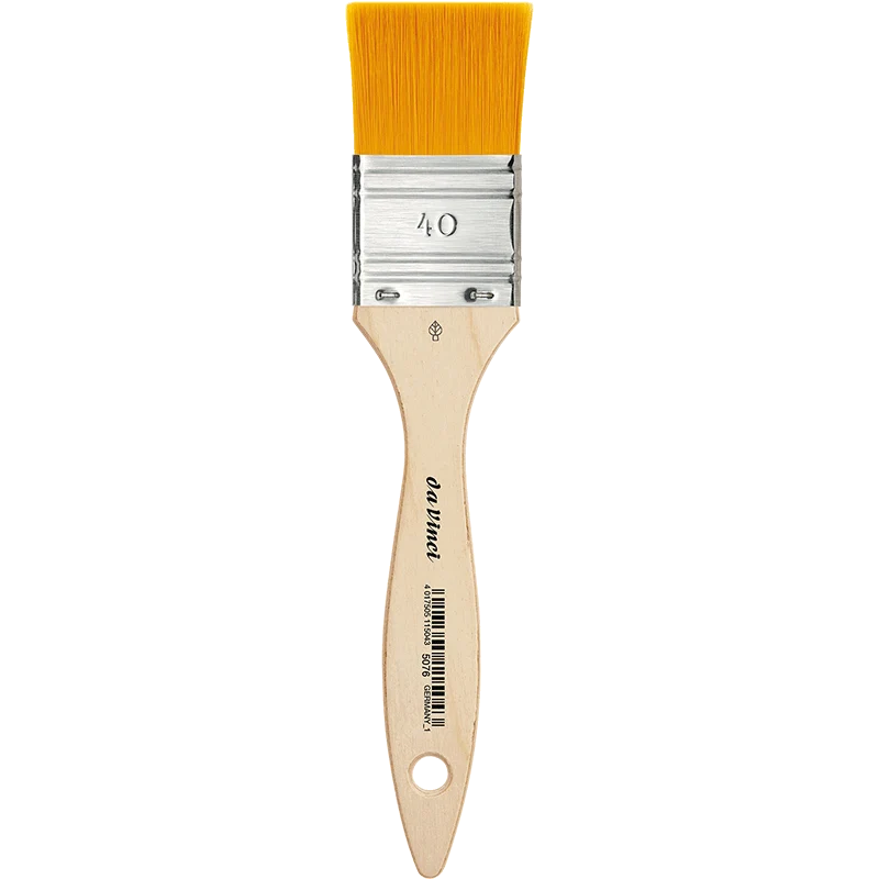 da Vinci | JUNIOR Synthetics Synthetikpinsel Breit 5076 für Schule, Kindergarten & Hobby Serie 5076