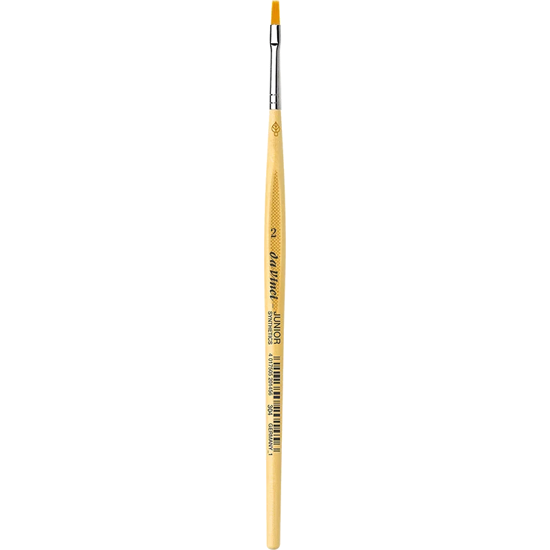 da Vinci | JUNIOR Synthetics Synthetikpinsel Flach 304 für Schule, Hobby & Kindergarten Serie 304