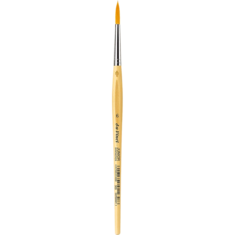 da Vinci | JUNIOR Synthetics Synthetikpinsel Rund 303 für Schule, Hobby & Kindergarten Serie 303