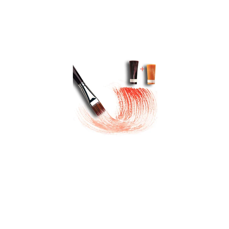 da Vinci | VARIO TIP Effektpinsel Flach 1381 für Aquarell- und Acrylmalerei Serie 1381
