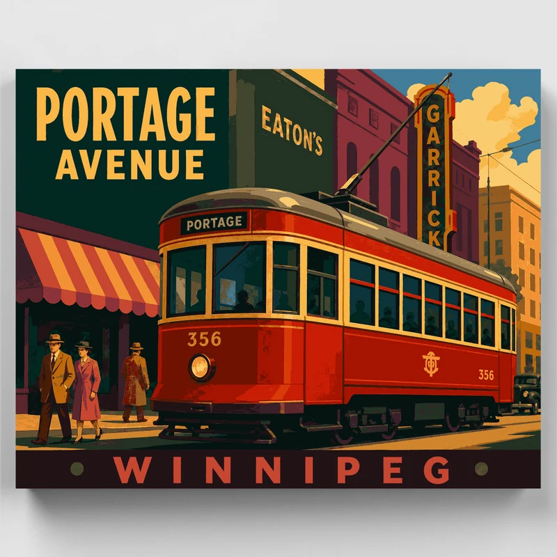 Streetcar No. 356 - Paint by Numbers Kit