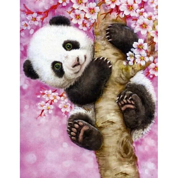 Malen nach Zahlen Panda