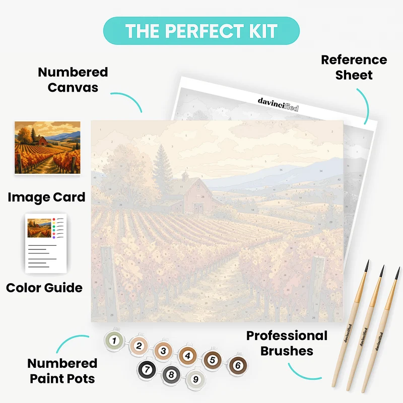 Willamette Valley Harvest - Paint by Numbers Kit