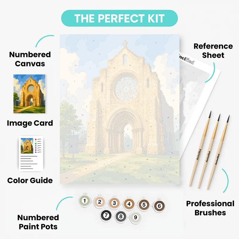 St. Boniface Ruins - Paint by Numbers Kit