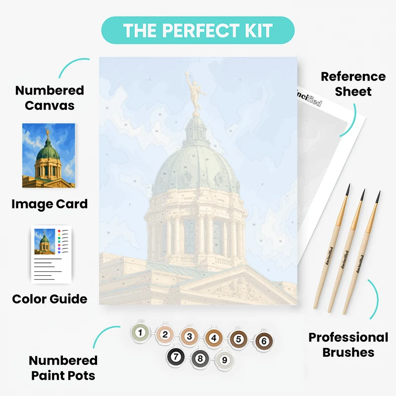 Golden Boy Winnipeg - Paint by Numbers Kit