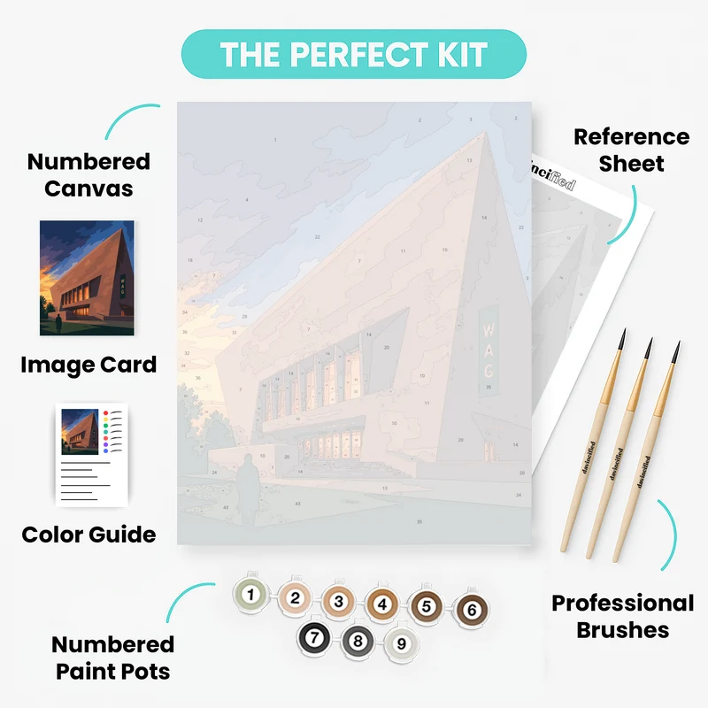 Winnipeg Gallery Dusk - Paint by Numbers Kit