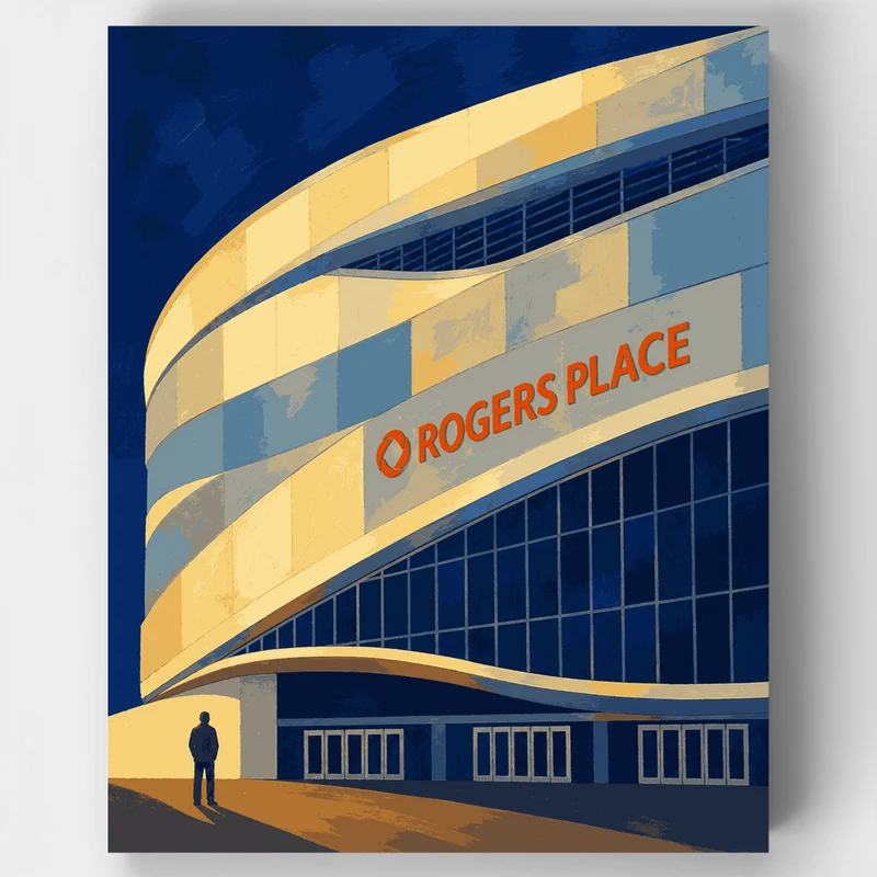 Rogers Place Facade - Paint by Numbers Kit