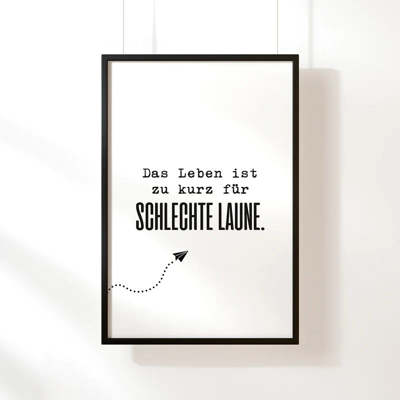 Das Leben ist zu kurz - Poster