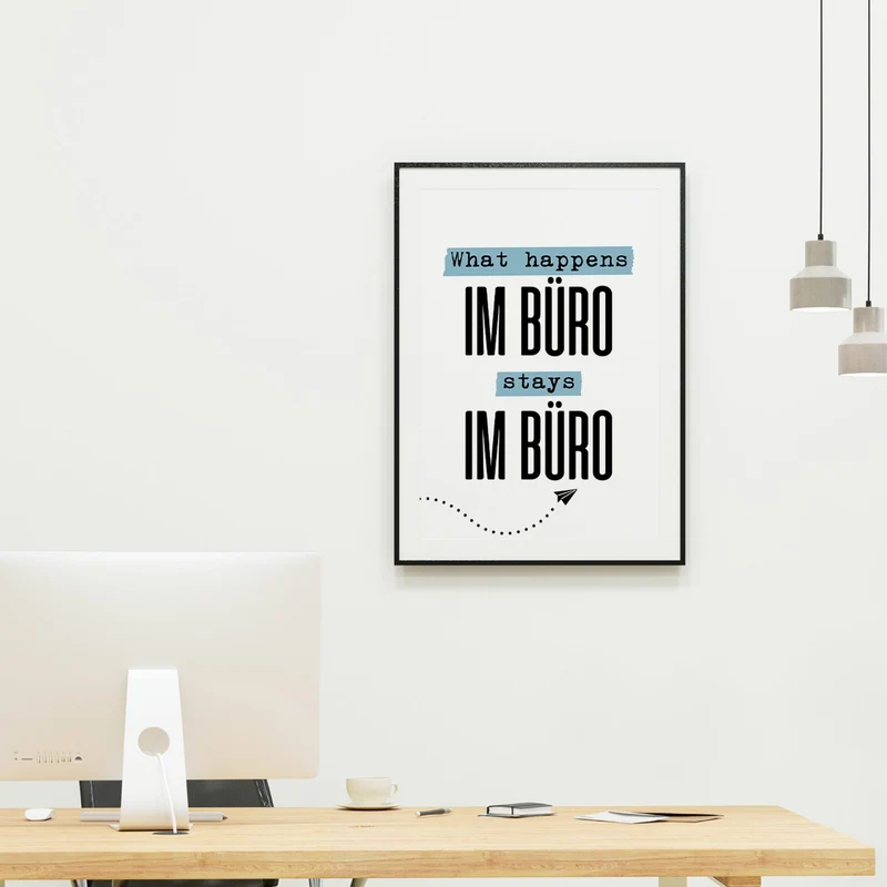 What happens im Büro stays im Büro - Poster