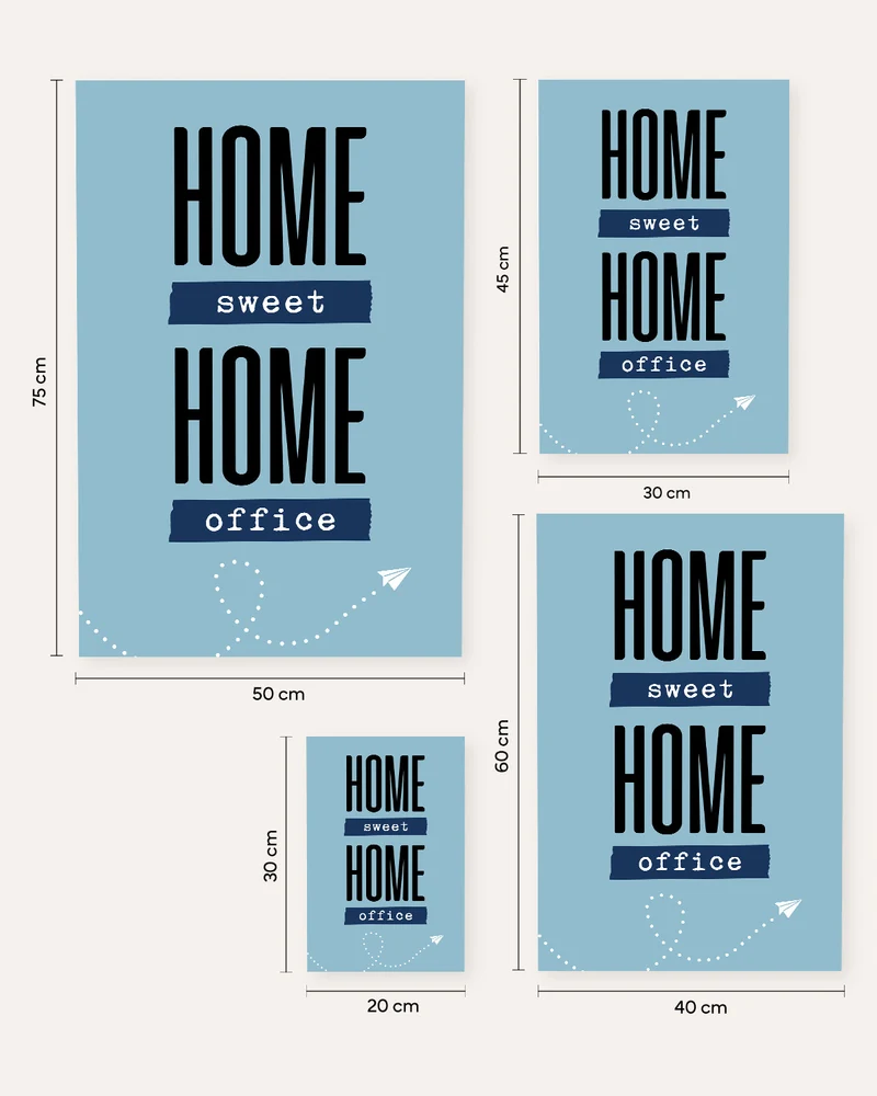 Home sweet Home office - Poster