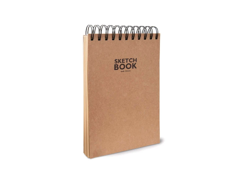 Honsell | Sketch Book Kraft Spiralblock Skizzenblock aus Kraftpapier
